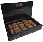 Gulluoglu Chocolate Pistachio Baklava, 28 Pieces (2.2lb - 1000gr), Daily Fresh shipment from Istanbul/Turkey