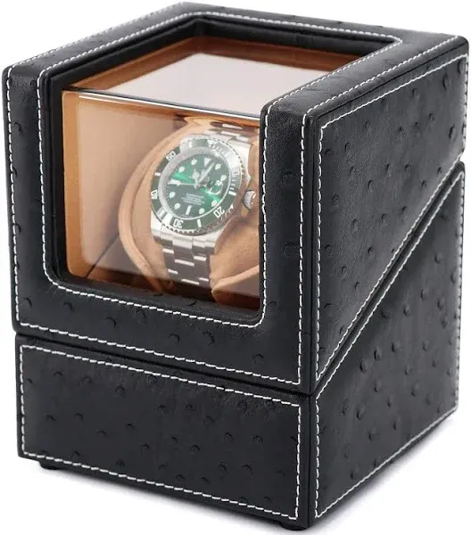 Automatic Single Watch Winder for Rolex and Other Luxury Watches - Automatic Win