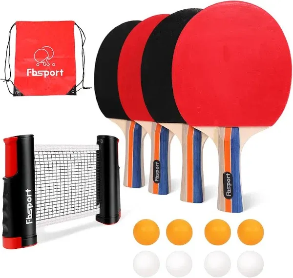 FBSPORT Ping Pong Paddle Set