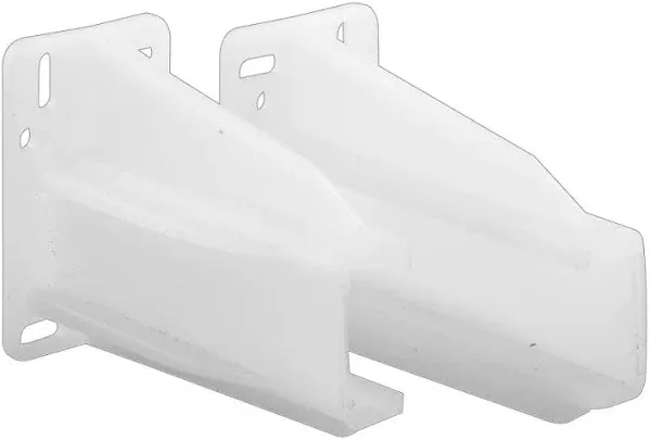  7227 Rear Drawer Track Socket, Nylon, White