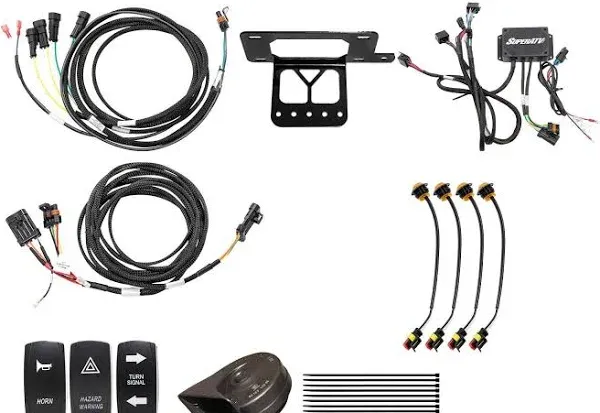 SuperATV Yamaha Viking Deluxe Plug and Play Turn Signal Kit