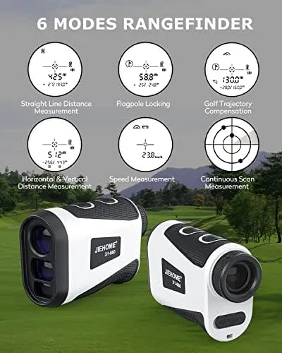 X1 Golf Rangefinder with Slope, Flagpole Lock and Vibration, 660/1100YDS Lase...