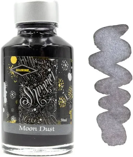 Diamine Shimmering Moon Dust Fountain Pen Bottled Ink