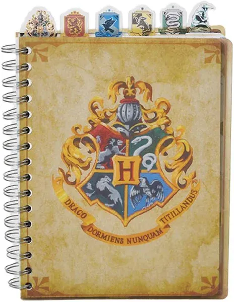 Innovative Designs Harry Potter Hogwarts Writing Notebook & Tab Journal for Kids, Teens or Adults