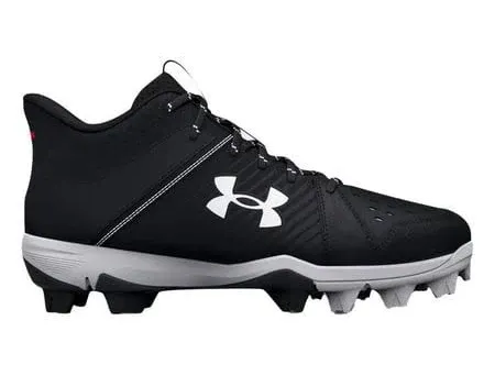 Under Armour Boys' Leadoff Mid Junior Rubber Molded Cleat Baseball Shoe