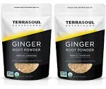 Organic Ginger Powder, 2 Lbs (2 Pack) - Lab-Tested | Raw | Potent Spicy Flavor