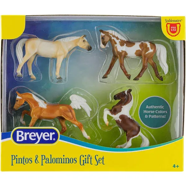 Breyer Stablemates Pintos and Palominos Gift Set