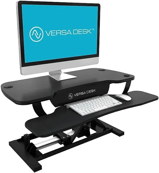 VersaDesk PowerPro Electric Height Adjustable Standing Desk Converter