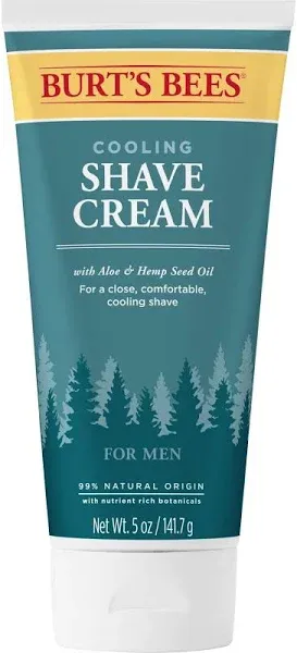 Burt's Bees Cooling Shave Cream Men 5 oz