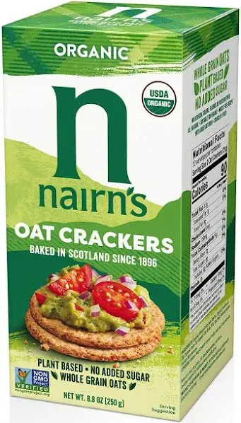 Cracker Oatcake Bio  8.8 Oz(Case Of 8) By Nairns