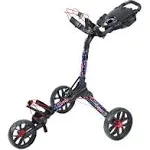 BagBoy Nitron Ltd Auto-Open Push Cart - Stacked Skulls