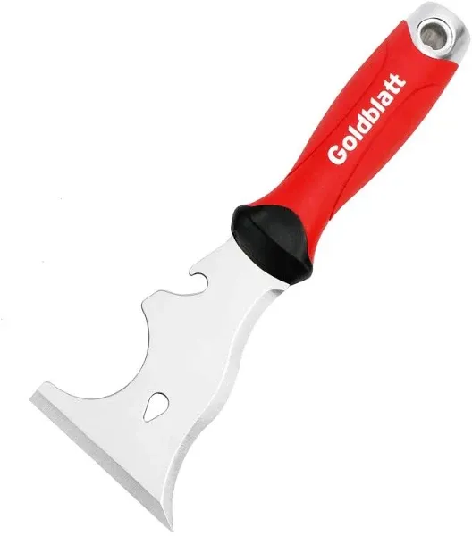 Goldblatt 9-in-1 Drywall Paint Scraper, Stainless Steel Putty Knife Scraper