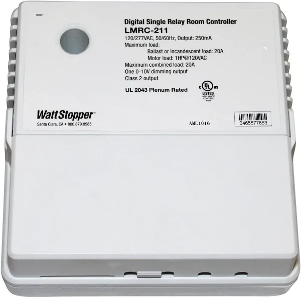 Wattstopper LMRC-211 Digital Single Relay Room Controller