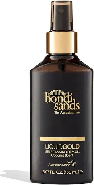 Bondi Sands Liquid Gold Self Tanning Dry-Oil Coconut Scent, 5.07 Oz