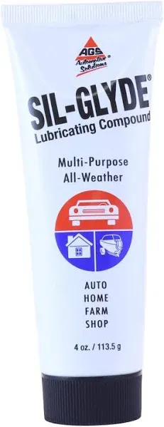 AGS SG-4 SIL-Glyde Multi-Purpose Weatherproofin<wbr/>g Lubricating Compound, 4 Oz.