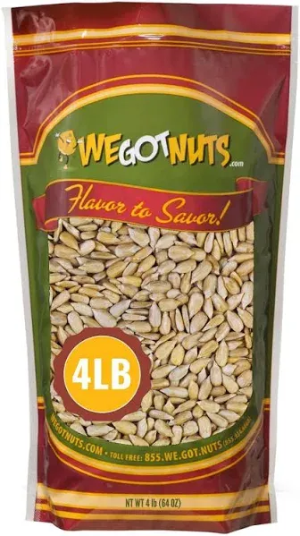 We Got Nuts Sunflower Seeds Roasted & Unsalted (no Shell) 4 lb