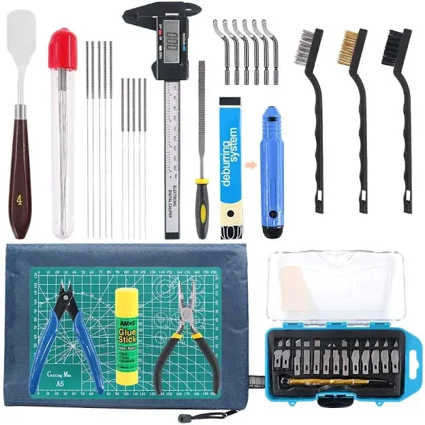 42 Pcs 3D Printer Tool Kit with Storage Case for 3D Printing Removing, Cleaning, Finishing