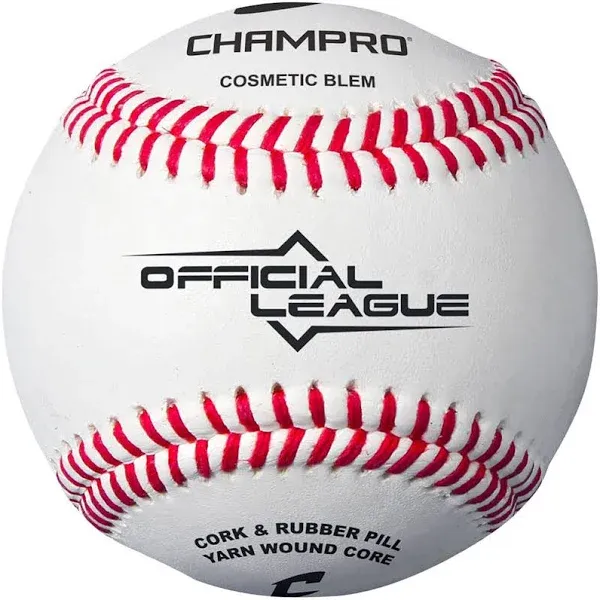 Champro Official League Gen Leath Baseball Cosmetic