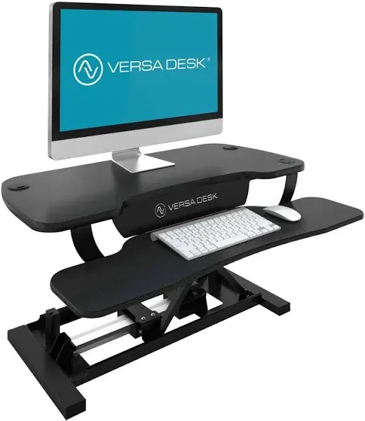 VersaDesk PowerPro Electric Adjustable Standing Desk Converter