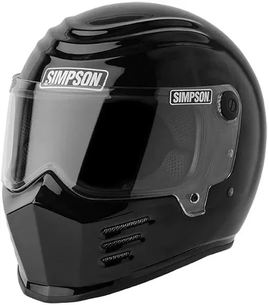 Simpson Outlaw Bandit Matte Black Helmet