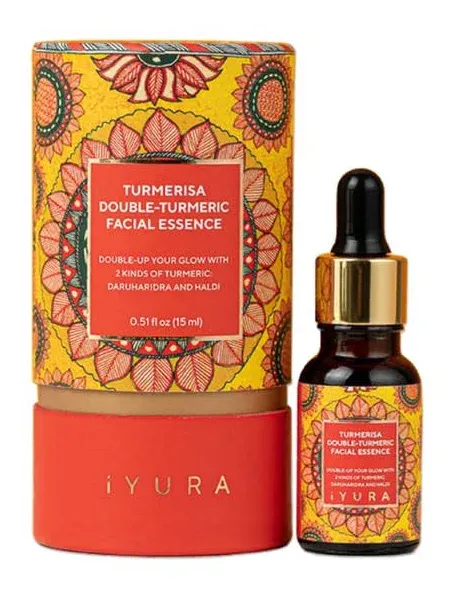 Turmerisa Double-Turmeri<wbr/>c Facial Essence - Ayurvedic Activator-Oil, 0.51 Fl oz