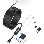 USB C Endoscope for OTG Android Phone Computer 5.5 mm Borescope Inspection Sn...