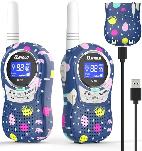 QNIGLO Kids Walkie Talkies