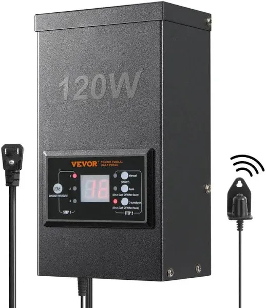 VEVOR 120W Low Voltage Landscape Transformer