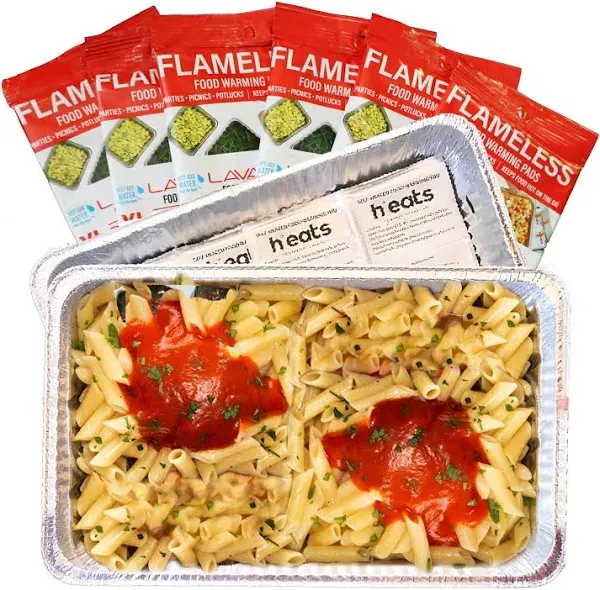 Flameless Food Warming Pads 6 Pack