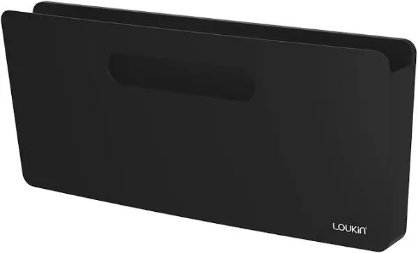 Magnetic File Pocket Organizer Black