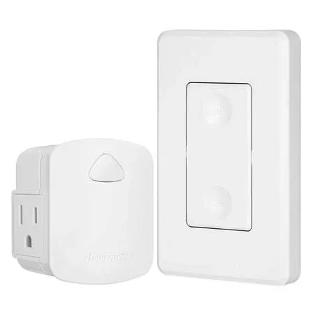 DEWENWILS Wireless Wall-Mounting Remote Control Outlet Switch Power Plug In