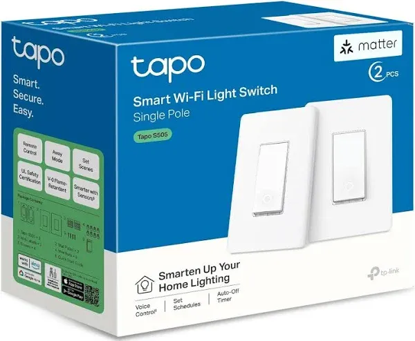 TP-Link Tapo Matter Smart Light Switch Single Pole Voice Control S505(US) #15