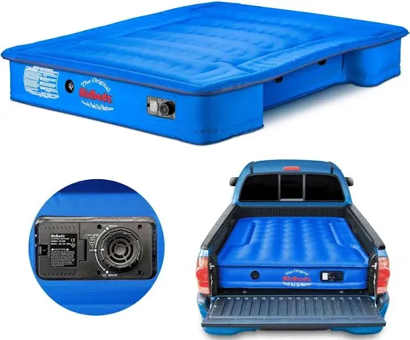 Pittman Outdoors PPI 102 AirBedz Original Truck Bed Air Mattress for 6'-6.5' Full Sized Short Truck Bed, Blue