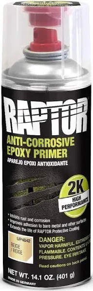 U-POL Products Up4842 14.1 oz Raptor 2K Anti-Corrosive Epoxy Primer Aerosol