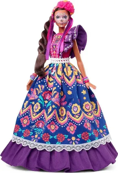 Barbie Dia De Los Muertos 2022 Day of The Dead Doll In stock