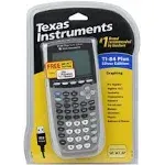 Texas Instruments TI-84 Plus Silver Edition Graphing Calculator +Box, Book, Cd