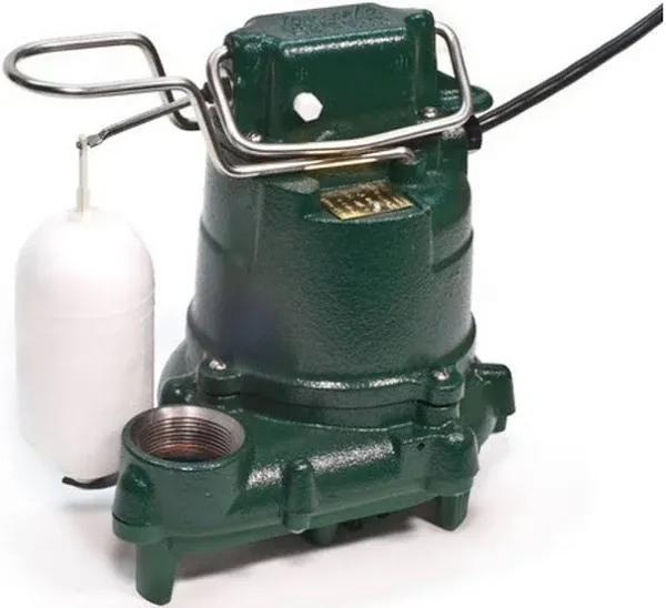 Zoeller Mighty Mate 1/3 HP Automatic Submersible Sump Pump 53-0016