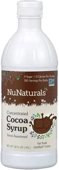 NuNaturals Cocoa Syrup