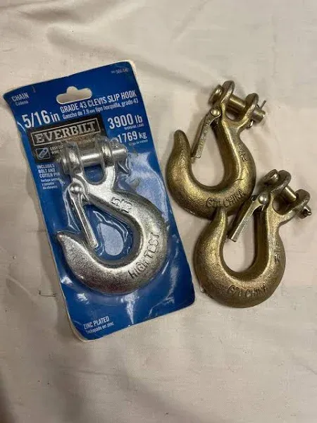 Everbilt Clevis Slip Hook Grade 43 Zinc-Plated 5/16&#034; 566 646