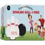 Giant Inflatable Bowling Ball & Pins