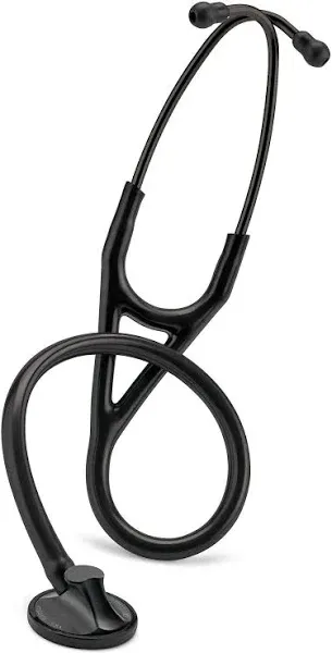 Master Cardiology Stethoscope, 27", Black Finish Tubing