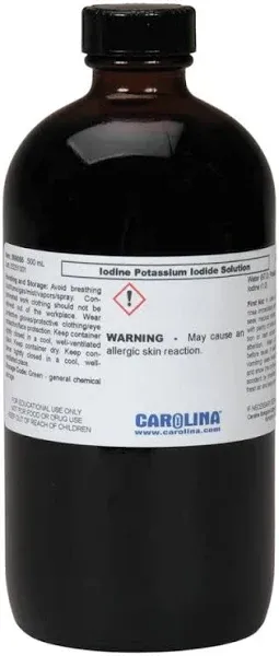 Iodine-Potassium Iodide Solution Laboratory Grade 500 ml