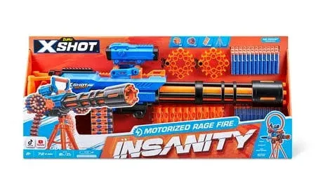 Zuru X-Shot Insanity Motorized Rage Fire Blaster