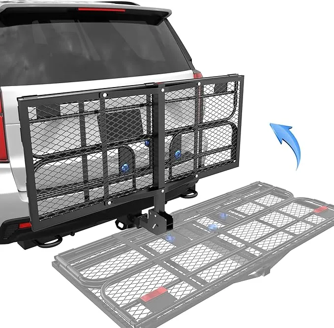 KUIPERAUTO Folding Rack Hitch Mount Cargo Carrier