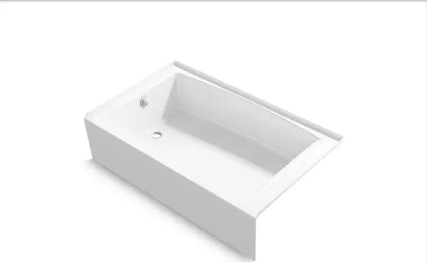 Kohler Entity 60" x 36" Alcove Bath with Left Drain