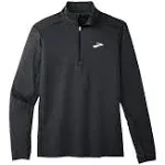 Brooks Dash 1/2 Zip 2.0 - Men's Heather Black XXL