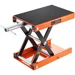 VEVOR 1100 lbs Motorcycle Scissor Lift Jack with Wide Deck & Safety Pin