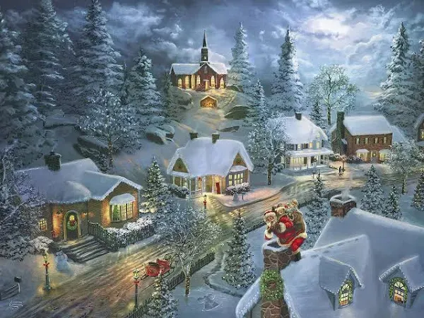 Ceaco - Holiday - Santa's Silent Night - 300 Piece Jigsaw Puzzle