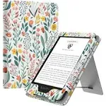 NEW Kindle Cover White w/ Floral // Fits 6” Kindle - See Description for Specs