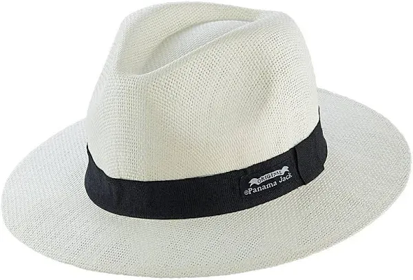 Panama Jack Matte Toyo Gambler Sun Hat. Unisex. NWT